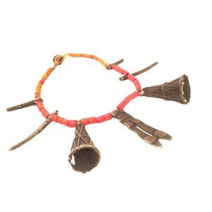 Handcrafted Artisan Naga Tribe Necklace Vintage Costume Jewelry